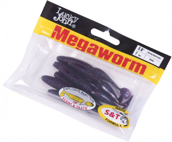 Виброхвосты съедобные «Mega Worm»