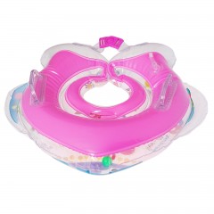 Круг на шею в форме рыбки «Мур-мяу» от 0 мес, двухкамерный, с погремушками - Фото 1