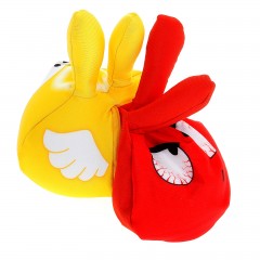 Мягкая игрушка «Заяц-смайлик Ангел/Демон», перевертыш - Фото 2