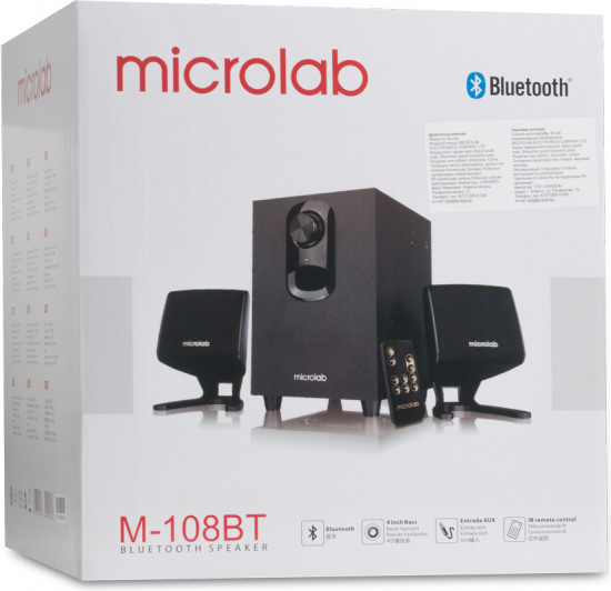 Система акустическая Microlab M-108BT