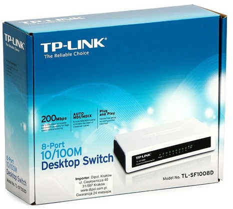 Коммутатор TP-Link TL-SF1008D