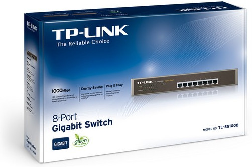 Коммутатор TP-Link TL-SG1008