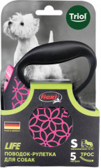Поводок-рулетка «Life Pink» - Фото 1
