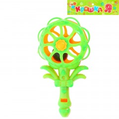 Погремушка «Цветок», цвета в ассортименте - Фото 1