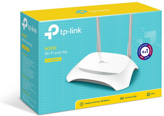 Маршрутизатор TP-Link TL-WR840N