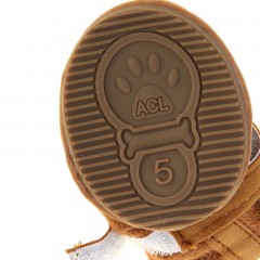 Ботинки для собаки «Элеганс», 5 размер (набор 4 шт) коричневые - Фото 1