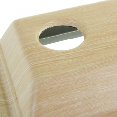 Аквариум с крышкой прямоугольный, беленый дуб - Фото 2