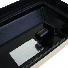 Аквариум с крышкой прямоугольный, беленый дуб - Фото 1