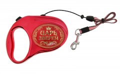 Поводок - рулетка «Царь зверей» (5 м, механизм премиум-экстрим, вес до 30 кг) - Фото 2