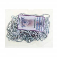 Цепь для привязи собак (3 м, калибр 3 х 16 мм), белая - Фото 1