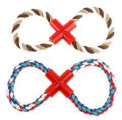 Игрушка канатная для собаки «Восьмерка» - Фото 1