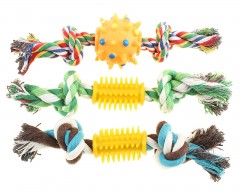 Игрушка канатная для собаки «Зубочистка», цвета в ассортименте - Фото 1