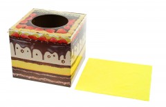 Домик-коробка с матрасом «Торт - все в шоколаде», вход сверху - Фото 3