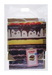 Домик-коробка с матрасом «Торт - все в шоколаде», вход сверху - Фото 1