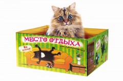 Домик-коробка с матрасом «Место отдыха», открытая - Фото 4