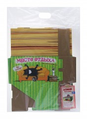 Домик-коробка с матрасом «Место отдыха», открытая - Фото 1