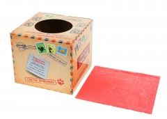 Домик-коробка с мех. матрасом «Ценная посылка», вход сверху - Фото 3