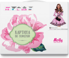 Картина по номерам «Модное платье» - Фото 1