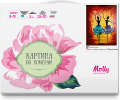 Картина по номерам «Яркий танец» - Фото 1