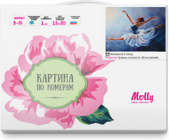 Картина по номерам «Балерина в танце» - Фото 1