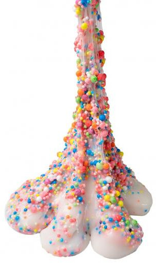 Crunch-slime с ароматом сливочной помадки