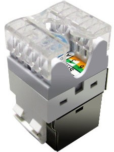 Модуль для информационной розетки RJ45