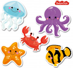 Пазлы контурные «Обитатели моря» - Фото 1