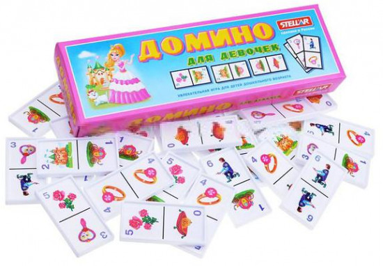 Домино для девочек