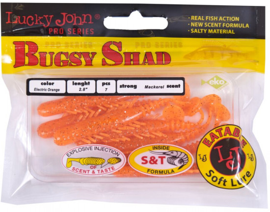 Виброхвосты съедобные «Bugsy Shad»