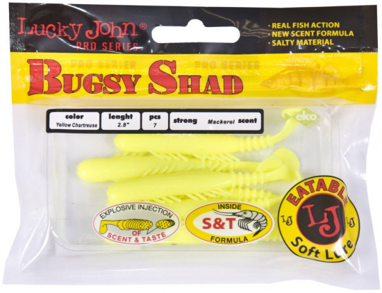 Виброхвосты съедобные «Bugsy Shad»
