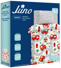 Комплект постельного белья «Пожарные машинки» - Фото 2