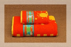 Детское полотенце махровое пестротканое  «Agnello» (Cleanelly, 100х150) - Фото 1