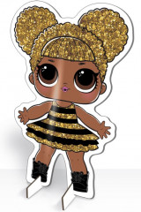 Раскраска с наклейками «Королева Пчела» - Фото 1