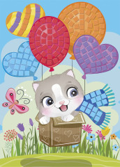 Аппликация «Кот-путешественник» - Фото 1