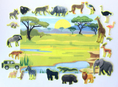 Набор из фетра на липучках «Сафари» - Фото 1