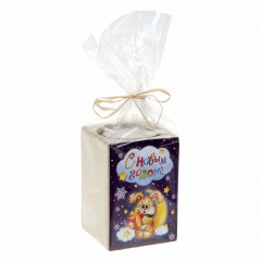 Подсвечник со свечой «С Новым годом» - Фото 1