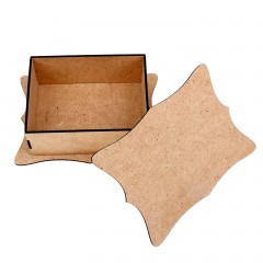 Шкатулка для декупажа «Скобки» (набор 7 деталей) - Фото 3