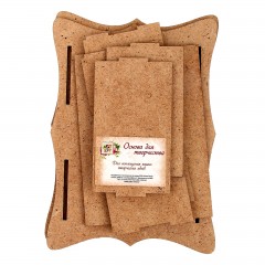 Шкатулка для декупажа «Скобки» (набор 7 деталей) - Фото 1