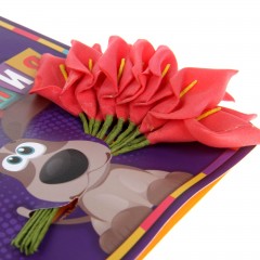 Открытка с цветами «С Днем рождения» - Фото 3