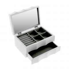 Шкатулка «Комод - волна»" белая - Фото 1