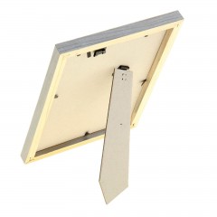 Фоторамка деревянная 13 х 18 см, серебро - Фото 1