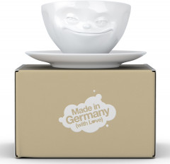 Чашка с блюдцем «Grinning» - Фото 1