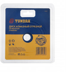 Диск алмазный отрезной «TUNDRA» сегментный сухой рез 125 х 22,2 мм - Фото 1