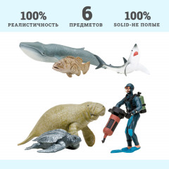 Набор фигурок «Морские животные» - Фото 3