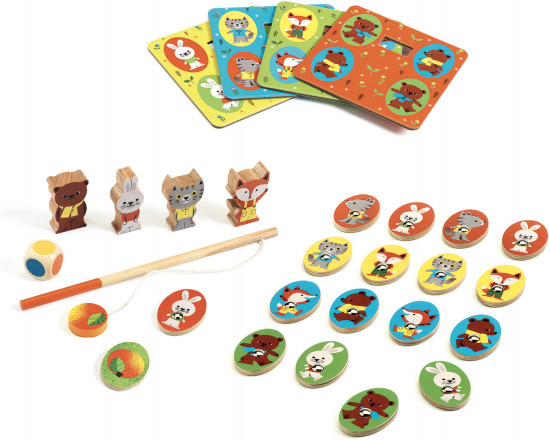 Игра настольная 4 в 1 «Лес»