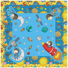 Салфетки бумажные «Космонавты» - Фото 1