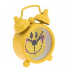 Будильник мини «Смайлик», цвет желтый - Фото 2