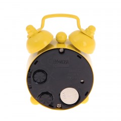 Будильник мини «Смайлик», цвет желтый - Фото 1