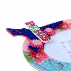 Фоторамка «Париж» с фетровым элементом для фото 6 х 9 см - Фото 3