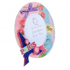 Фоторамка «Париж» с фетровым элементом для фото 6 х 9 см - Фото 2